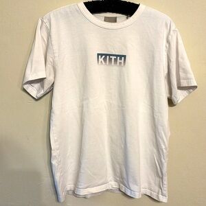 Kith White T‑Shirt with Gray Box Logo